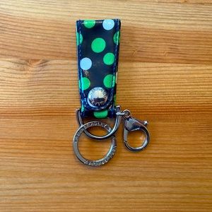 Vera Bradley Key Fob in Polka Dot